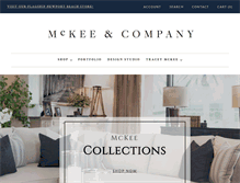 Tablet Screenshot of mckeeco.com